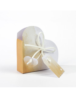 Scatolina cuore completa di cuore e bigliettino
