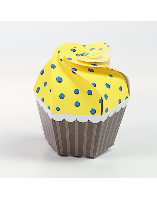 Cupcake giallo/blue