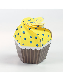 Cupcake giallo/blue