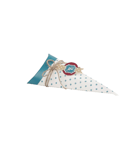 Cono Pois Oceano con Targhettina