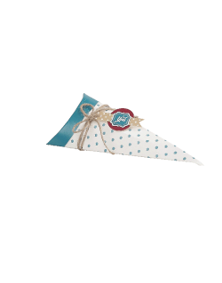 Cono Pois Oceano con Targhettina