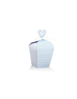 New Pack Celeste Medio righe orrizzontali