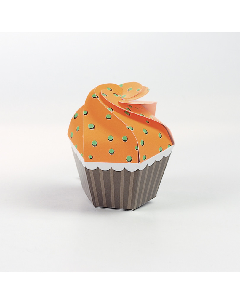 Cupcake arancio/verde