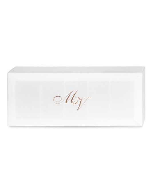 Astuccio confettata personalizzabile con 5 divisori