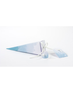 Scatolina cono completa di cuore e bigliettino