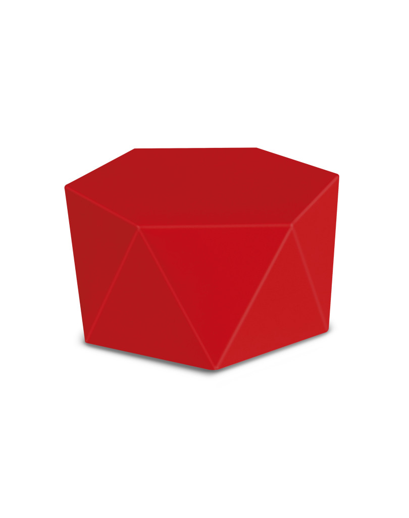 Astuccio Prisma esagonale piccolo di colore Rosso