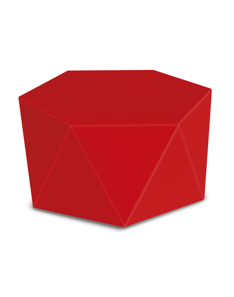 Astuccio Prisma esagonale grande di colore Rosso