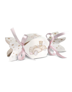 Astuccio Caramella Orsetto Rosa su Macchina