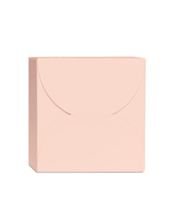 Astuccio piccolo di colore cipria personalizzabile