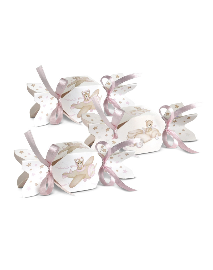 Astuccio Caramella Orsetto Rosa