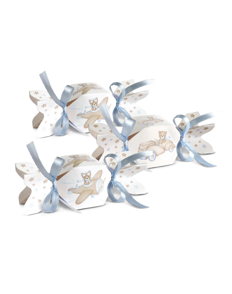 Astuccio Caramella Orsetto Celeste