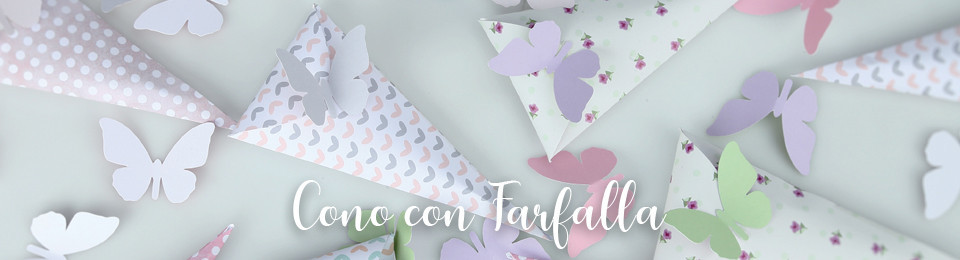 Cono con Farfalle